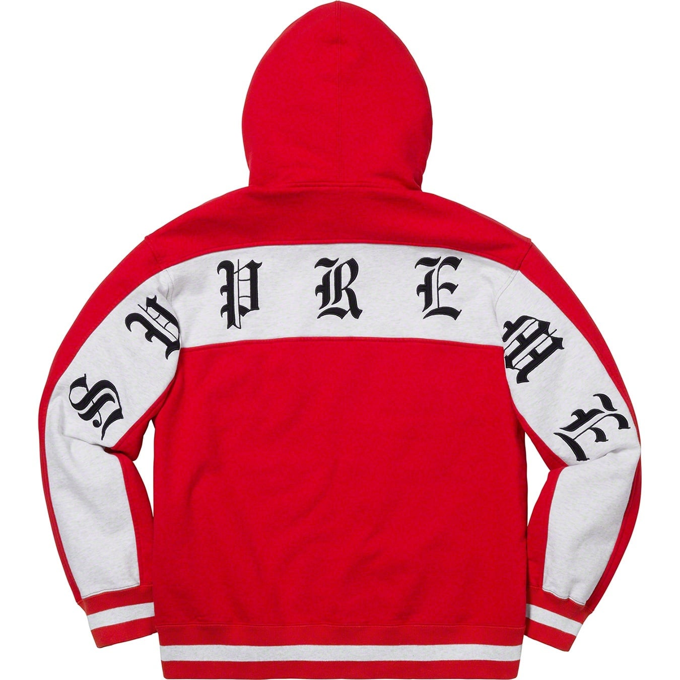 Old English Stripe Zip Up Sweatshirt view 7